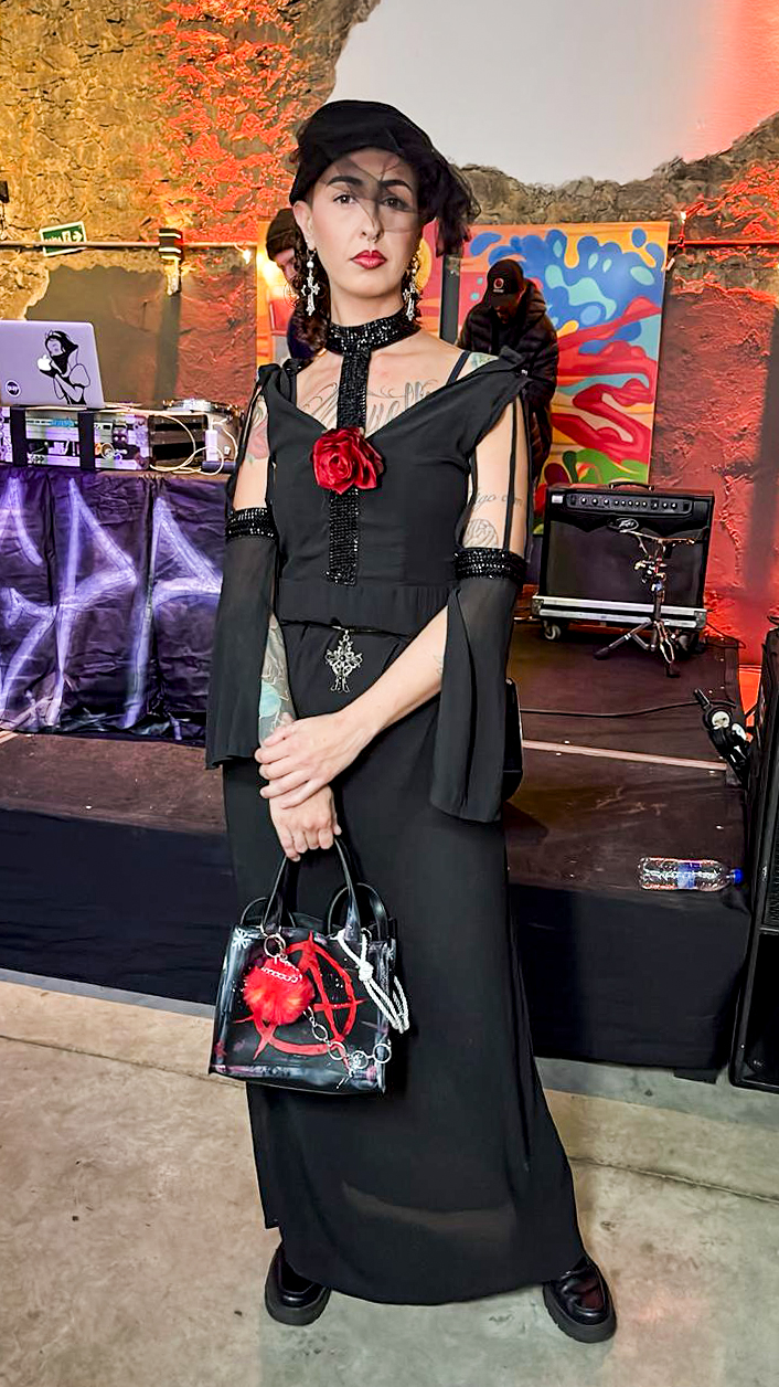 Maquiagem temática steampunk para desfile Anarquia de Vestir